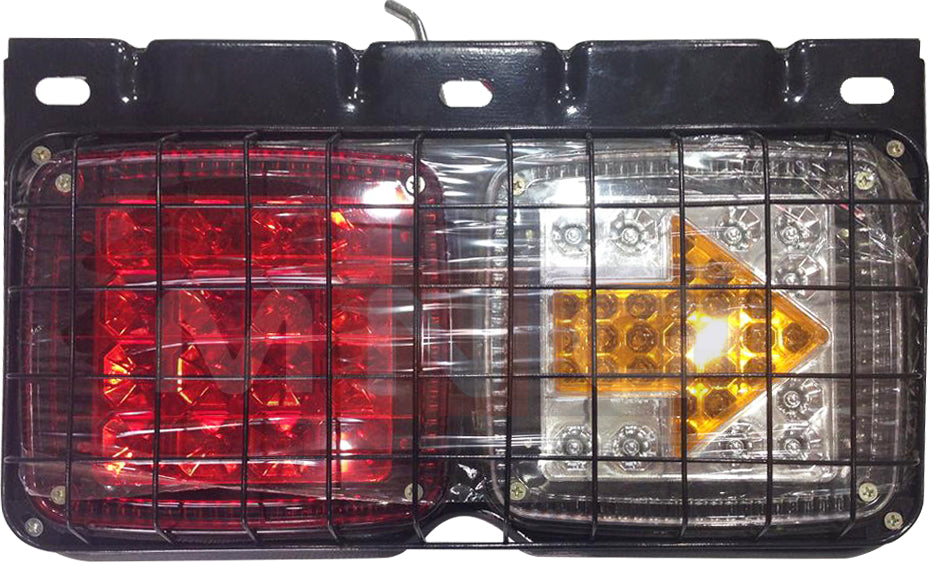 Trailers Tail Lamp Grill With Arrow LED Light Universal