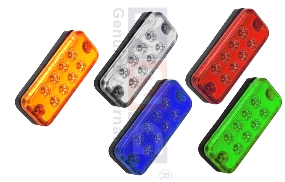 Decoration Lamp 8 LED Rectangle Light For Trailers