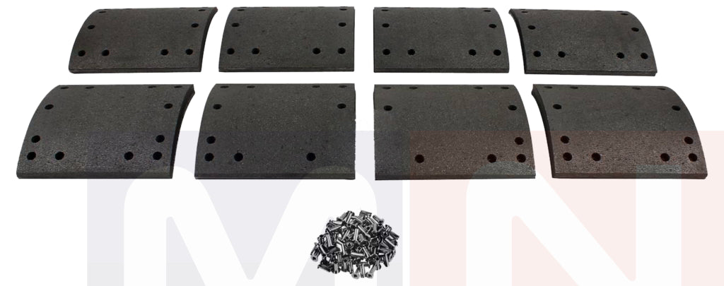 MNG Spare Parts 163-436 replaces Brake Lining STD 19365, 19366 ROR
