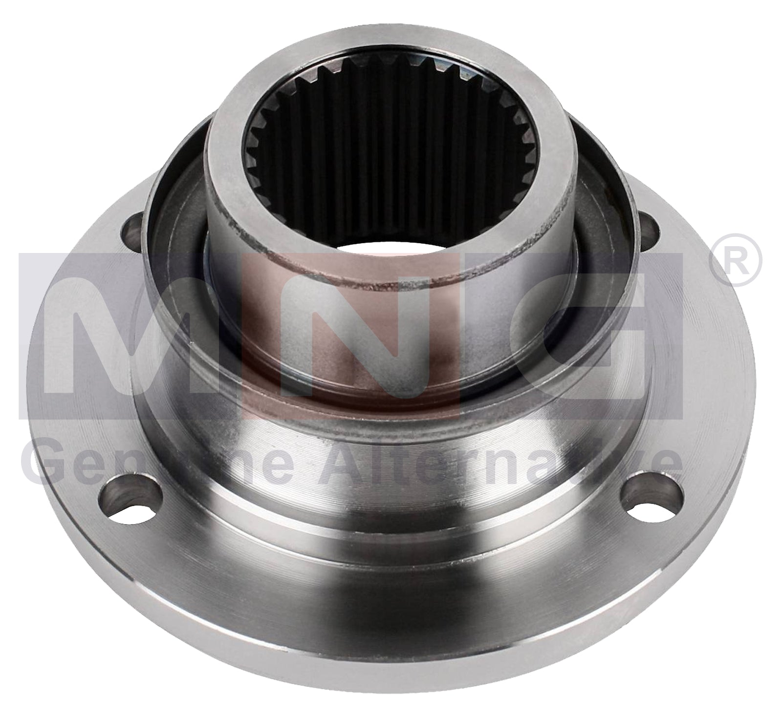 MNG Spare Parts  replaces AXLE FLENGE STAGGERED TEETH , 4 BOLT,  OM 441 , 3463501445