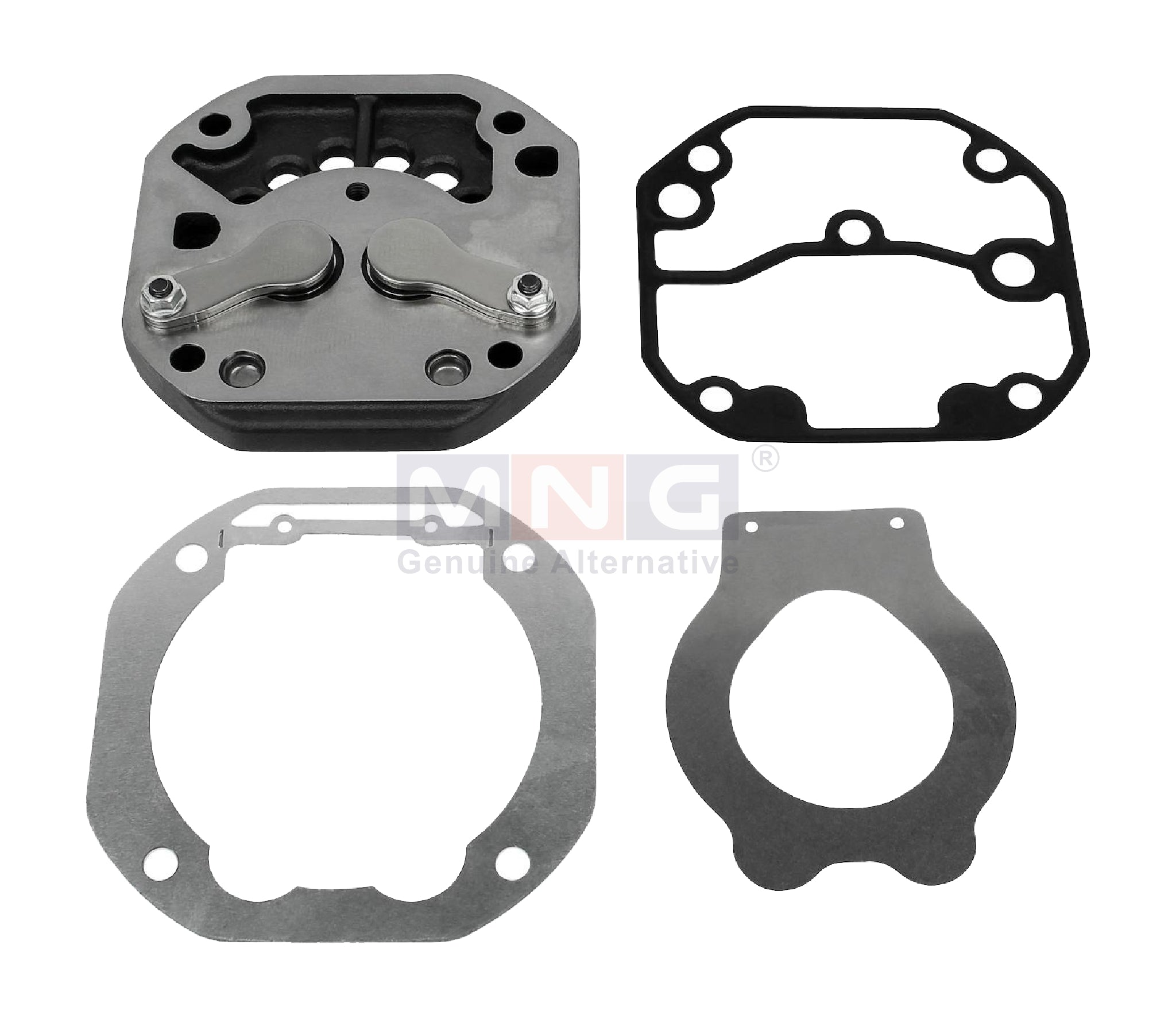 MNG Spare Parts 176-035 replaces Cylinder Head Plate Kit Mercedes 4411300220, 4411300120 , 4421300620