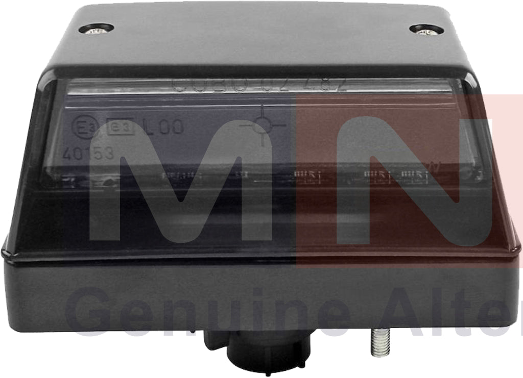 MNG Spare Parts replaces License Plate, Iveco 98426074 Powerstar Eurocargo Eurotech Eurostar