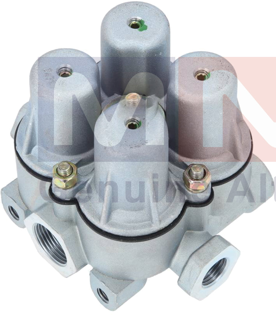 MNG Spare Parts 106-001 replaces FOUR CIRCUIT PROTECTION VALVE, DAF 112227, AE4428, 0670766 F2800/2900/3200 F3300/3600, 106-001